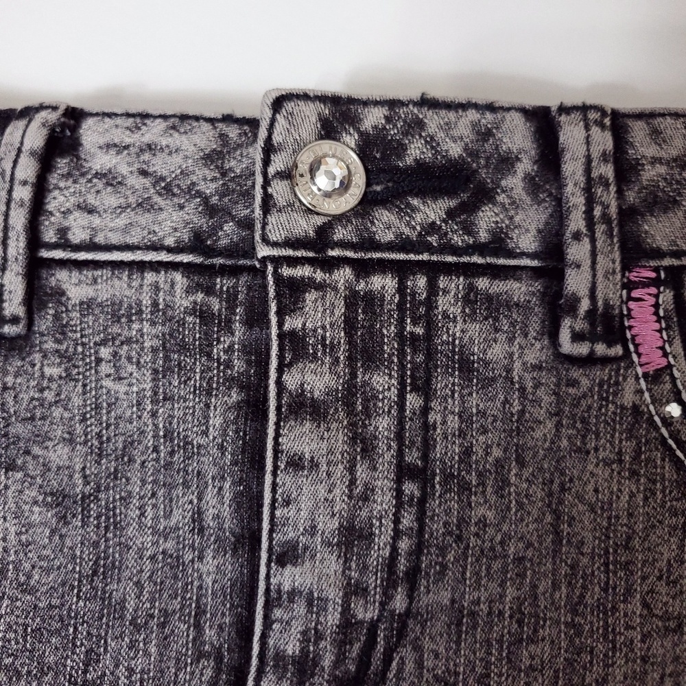 3/$15 sale Embellished jean skirt girls size 16 - Picture 6 of 7